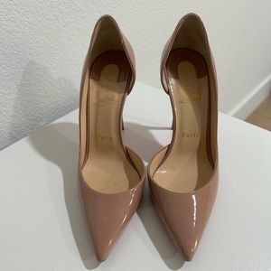 Christian Louboutin Heels Nude Iriza 7.5